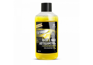 Автомобильный шампунь для ручной мойки GraSS с карнаубским воском Wash & Wax 1л. 110410